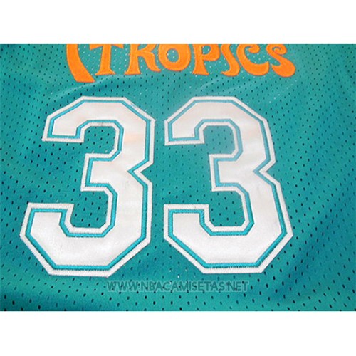 Camiseta Pelicula Flint Tropscs Jackie Moon NO 33 Verde